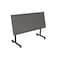 Kobe Rectangle FlipTop Table, 48" W, 29" H, Laminate Top, Gray MKFTM4824GY44BK - alternate 3